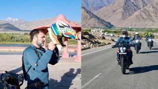 Rahul Gandhi Embarks on Bike Ride to Ladakh to Commemorate Father's Birth Anniversary