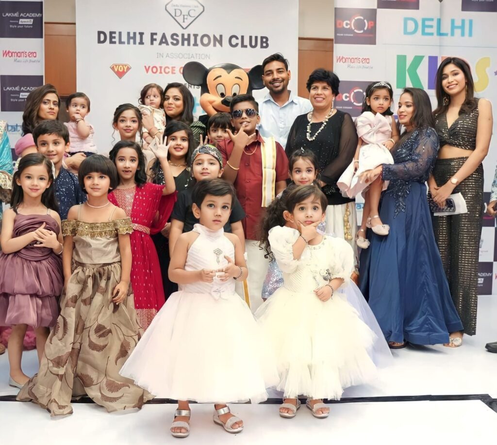 Kids Rocked the ramp with Mothers at Delhi Kids festival season 2 organised by Delhi fashion club