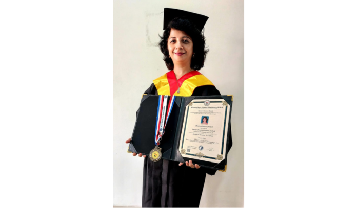 Monica Godbole Yashod, Honorary Doctorate, Special Education, Remedial Educator,