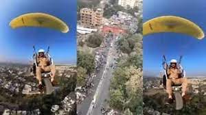 Gujarat Police's Use of Paramotor for City Surveillance Goes Viral