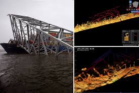 Francis Scott Key Bridge Remnants Found in Patapsco River: Sonar Images Reveal Tragic Scene