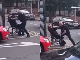 UK Policeman Under Investigation After Video Shows Him Assaulting Man In Wheelchair