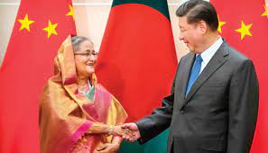 Bangladesh PM Sheikh Hasina in China for Strategic Talks with President Xi Jinping