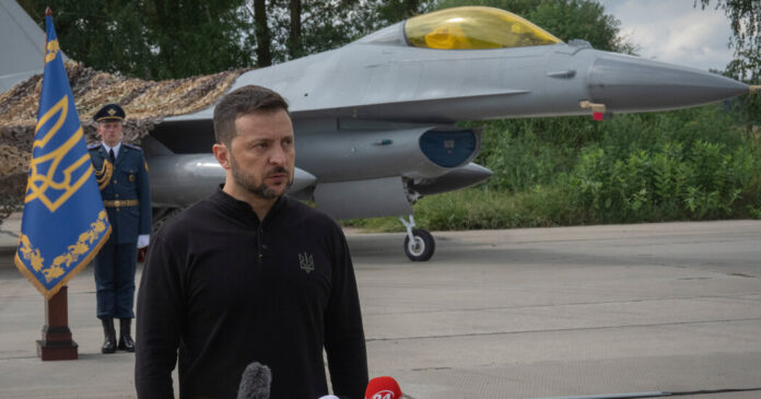 F-16 Fighter Jets Arrive in Ukraine: Zelensky Announces New Era in Air Defense