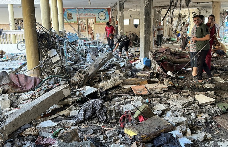 Over 100 Killed in Israeli Strike on Gaza School; IDF Claims Attack Targeted Hamas Base