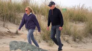 Joe Biden Sparks Concern After Struggling to Walk on Beach with Wife Jill