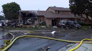 Small Plane Crashes in San Diego, Igniting Fires in 15 Homes