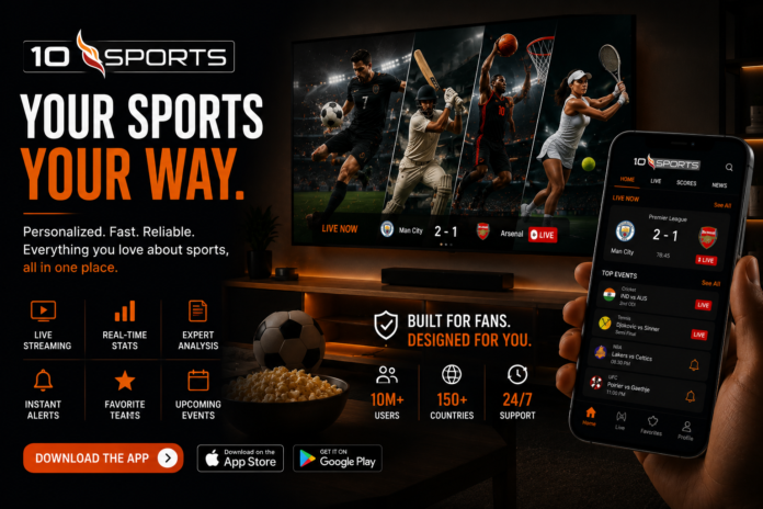 10Sports Enhances Sports Engagement for India’s Digital-First Generation